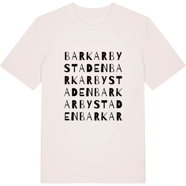 Barkarbystaden ordlek t-shirt – t-shirt från PinShirt