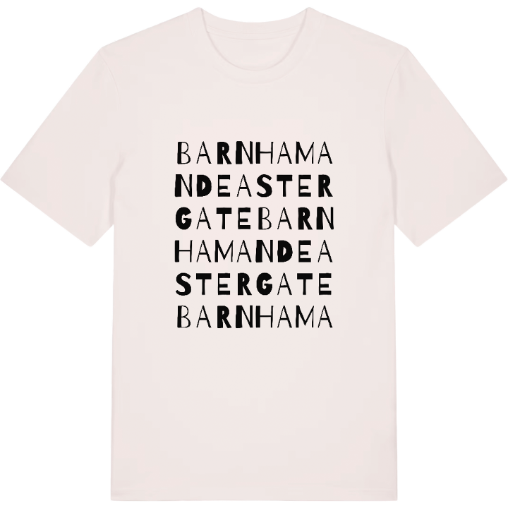 Barnham and Eastergate ordlek t-shirt – t-shirt från PinShirt
