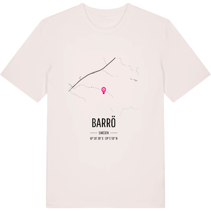 Barrö karta t-shirt – t-shirt från PinShirt