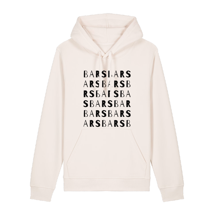 Bars ordlek hoodie – hoodie från PinShirt