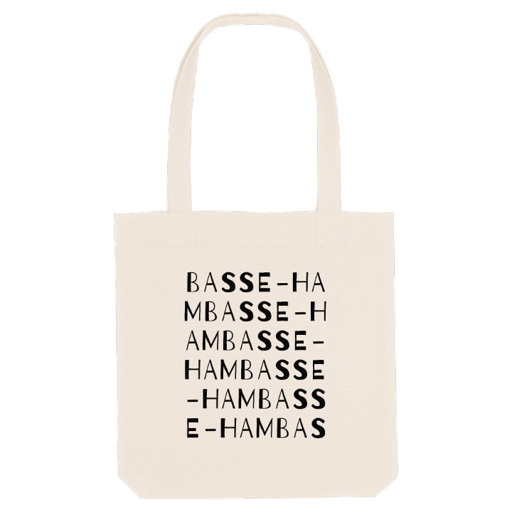 Basse-Ham ordlek tygkasse – tygkasse från PinShirt