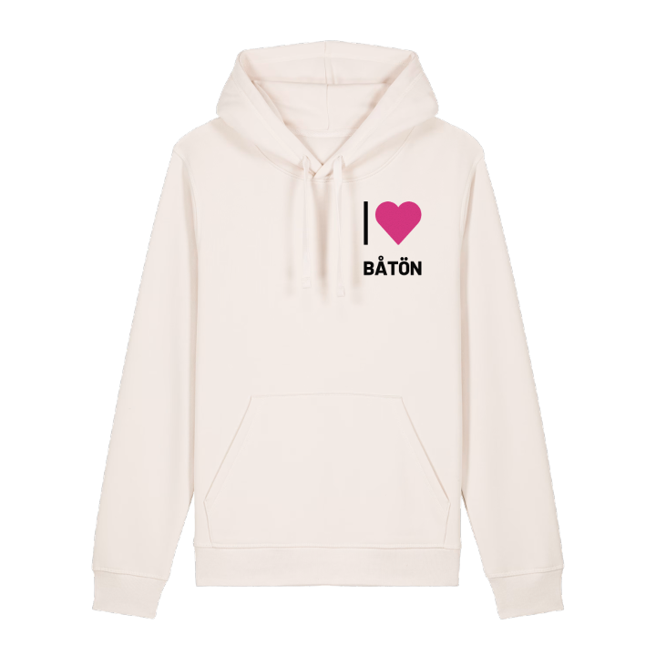 Jag älskar Båtön hoodie litet tryck – hoodie från PinShirt