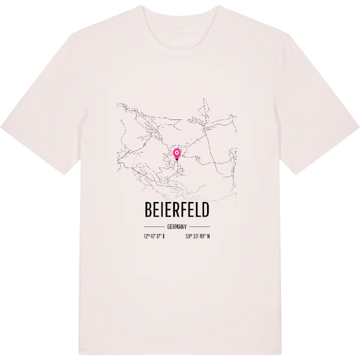 Beierfeld karta t-shirt – t-shirt från PinShirt