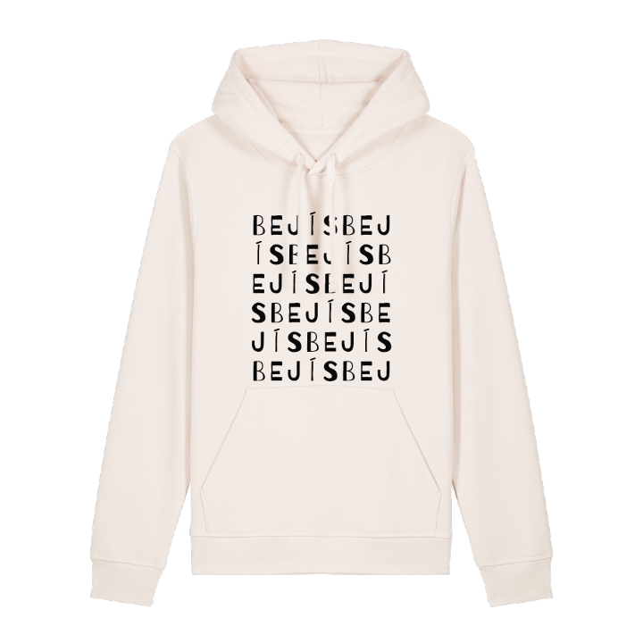 Bejís ordlek hoodie – hoodie från PinShirt