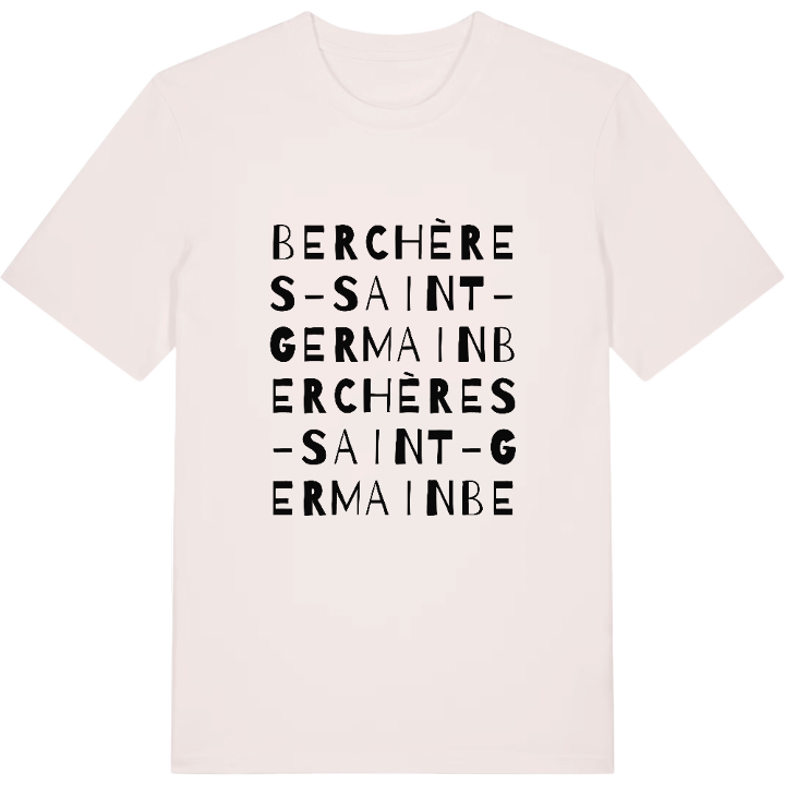 Berchères-Saint-Germain ordlek t-shirt – t-shirt från PinShirt