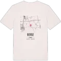 Berge karta t-shirt