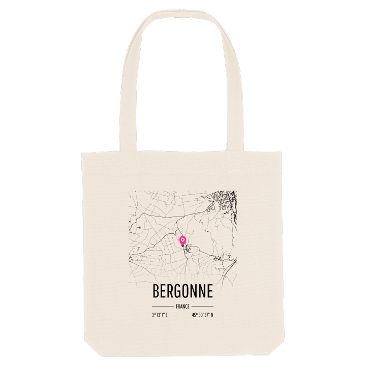 Bergonne karta tygkasse – tygkasse från PinShirt