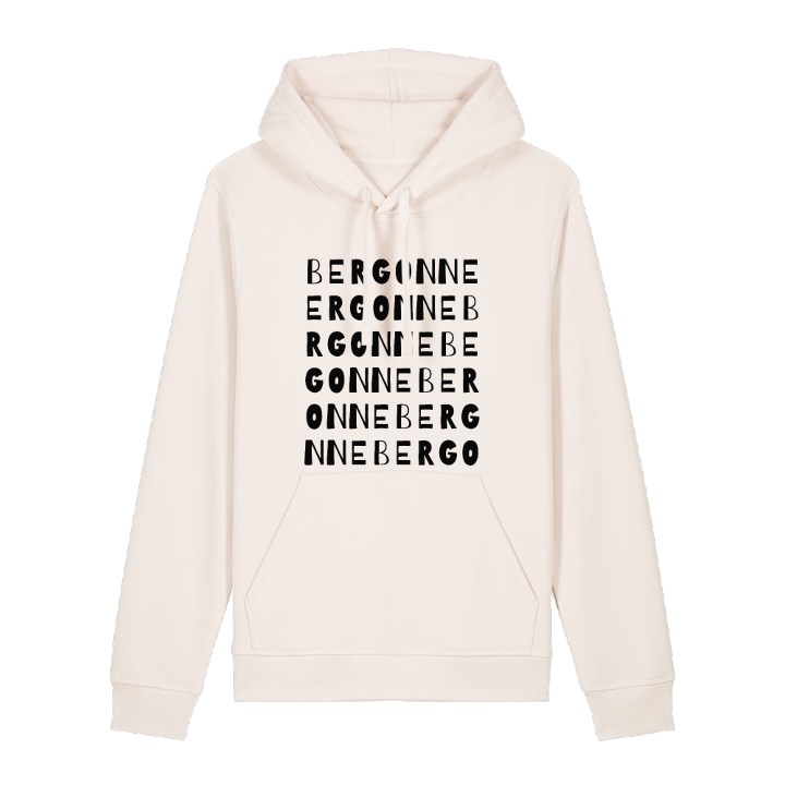 Bergonne ordlek hoodie – hoodie från PinShirt