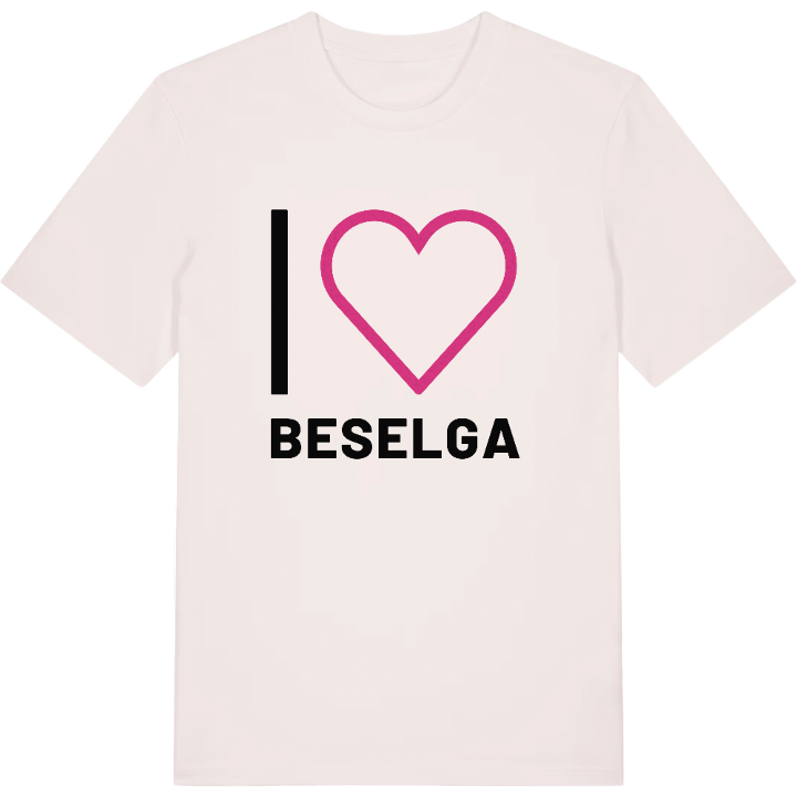 Jag älskar Beselga t-shirt stort tryck – t-shirt från PinShirt