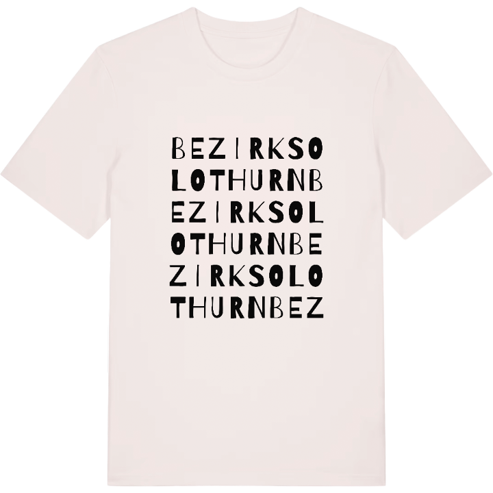 Bezirk Solothurn ordlek t-shirt – t-shirt från PinShirt