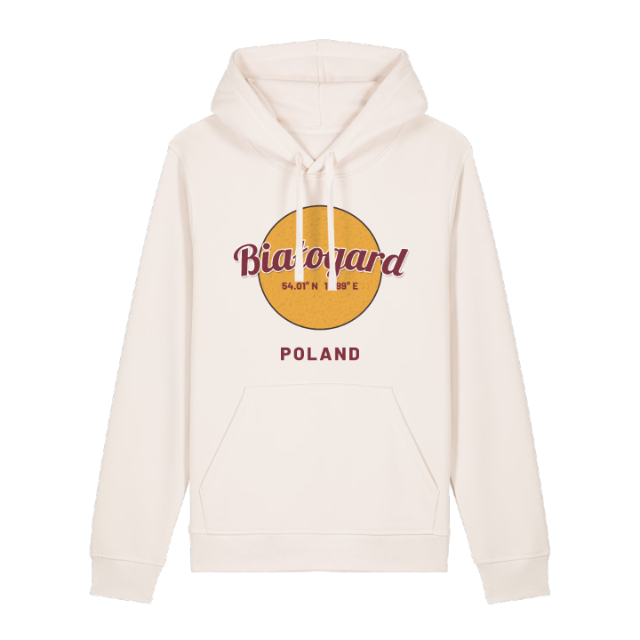 Białogard cirkel hoodie – hoodie från PinShirt
