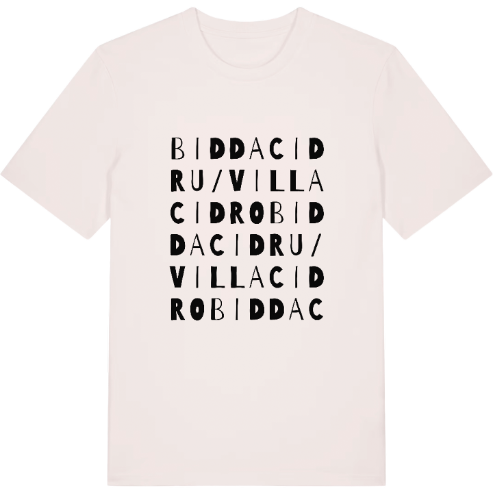 Biddacidru/Villacidro ordlek t-shirt – t-shirt från PinShirt
