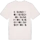 Bisuschio ordlek t-shirt