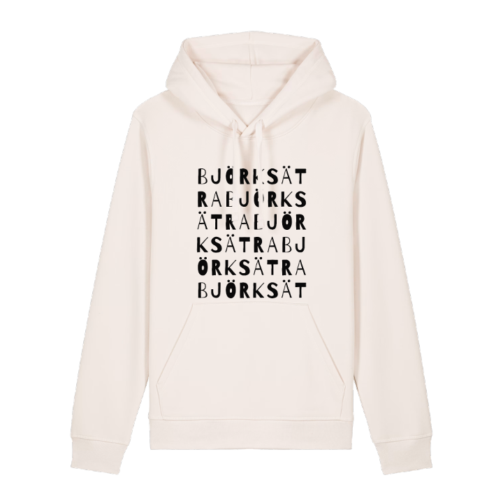 Björksätra ordlek hoodie – hoodie från PinShirt