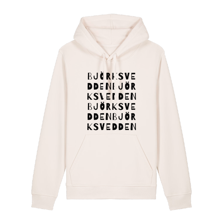 Björksvedden ordlek hoodie – hoodie från PinShirt