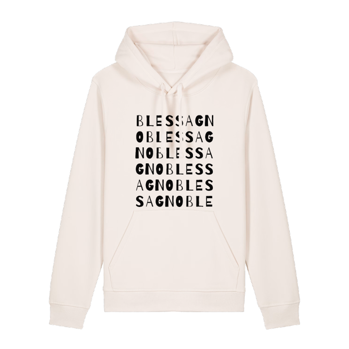Blessagno ordlek hoodie – hoodie från PinShirt