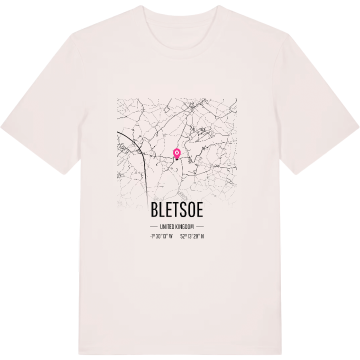 Bletsoe karta t-shirt – t-shirt från PinShirt