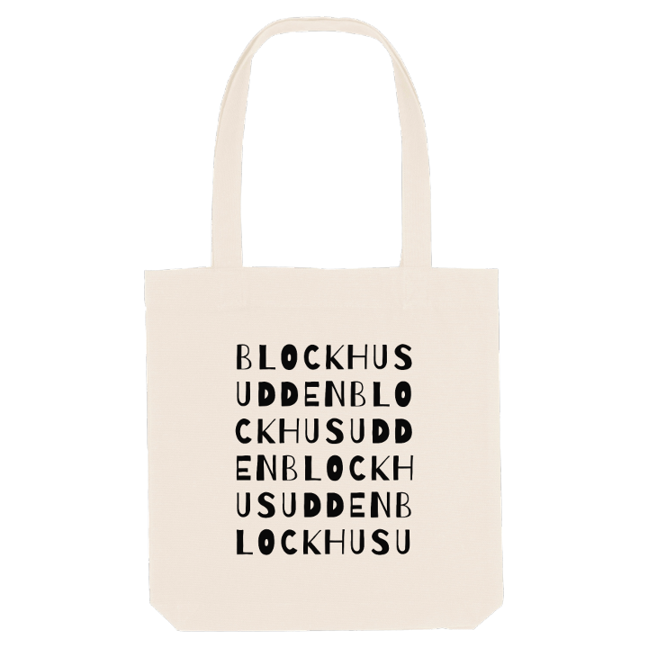 Blockhusudden ordlek tygkasse – tygkasse från PinShirt