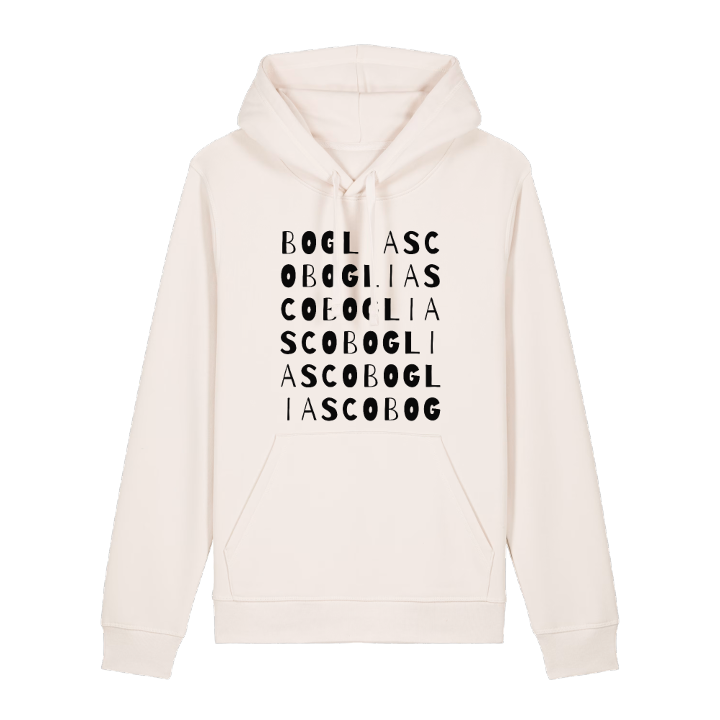 Bogliasco ordlek hoodie – hoodie från PinShirt