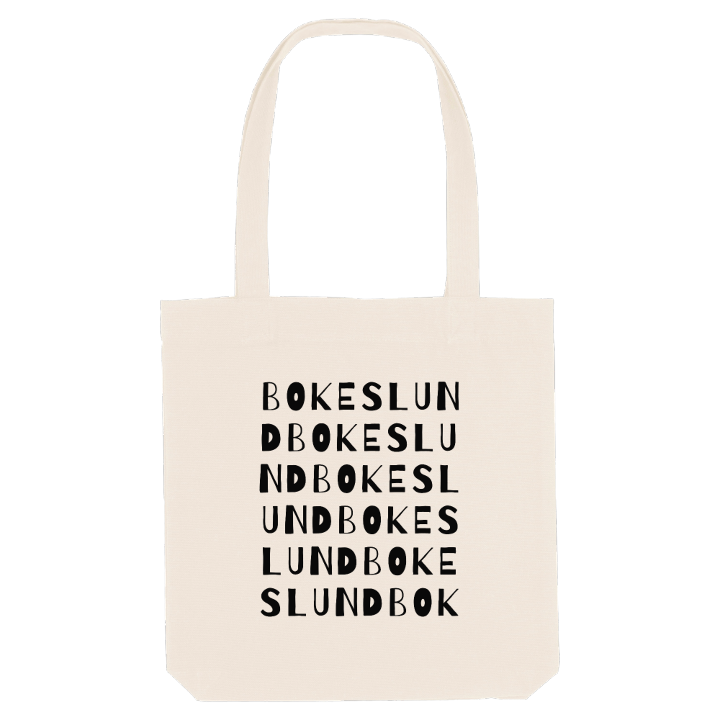 Bokeslund ordlek tygkasse – tygkasse från PinShirt