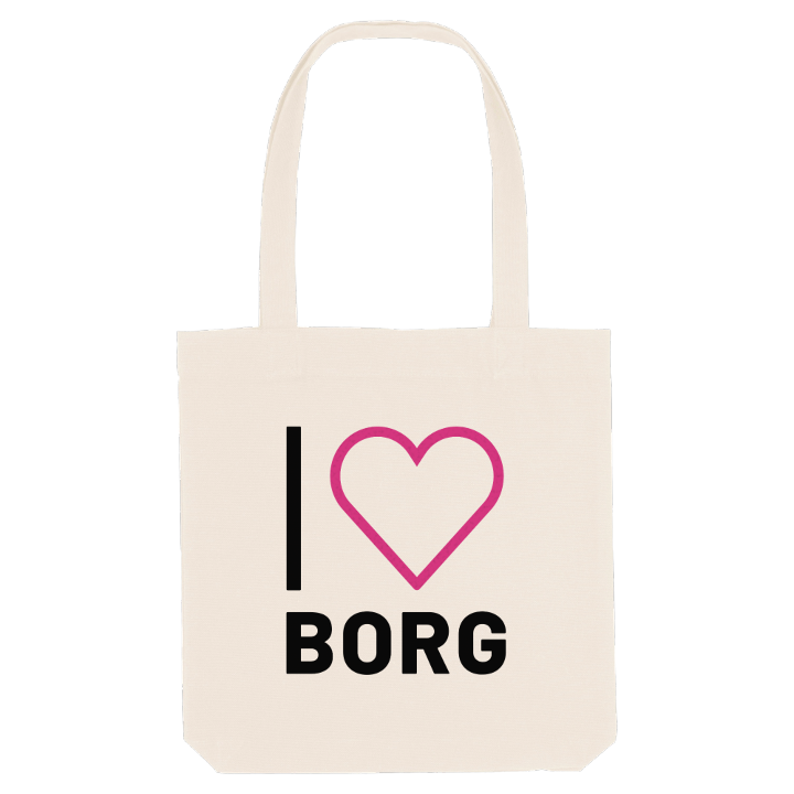 Jag älskar Borg tygkasse stort tryck – tygkasse från PinShirt