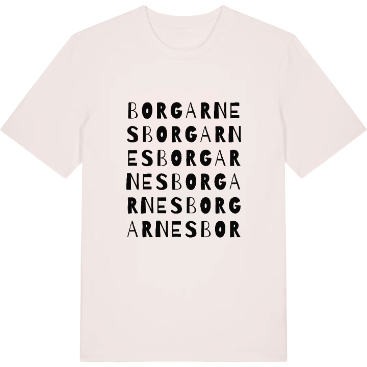Borgarnes ordlek t-shirt – t-shirt från PinShirt