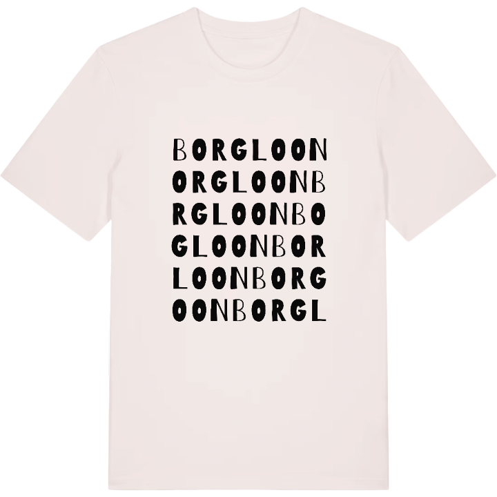 Borgloon ordlek t-shirt – t-shirt från PinShirt