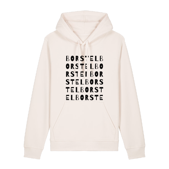 Borstel ordlek hoodie – hoodie från PinShirt