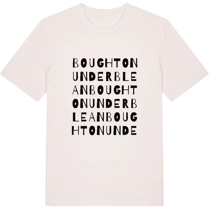 Boughton under Blean ordlek t-shirt – t-shirt från PinShirt