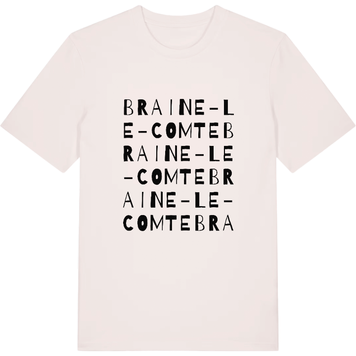 Braine-le-Comte ordlek t-shirt – t-shirt från PinShirt