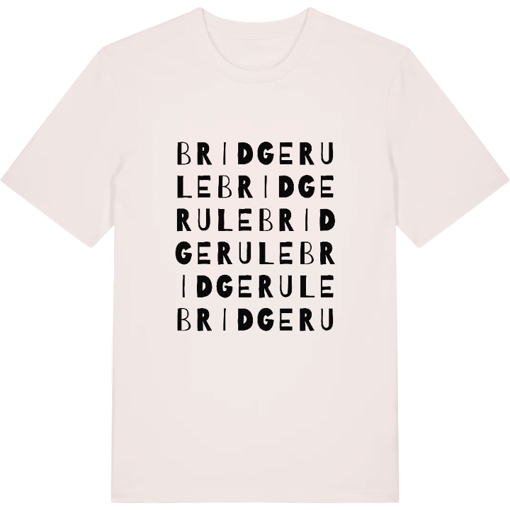 Bridgerule ordlek t-shirt – t-shirt från PinShirt