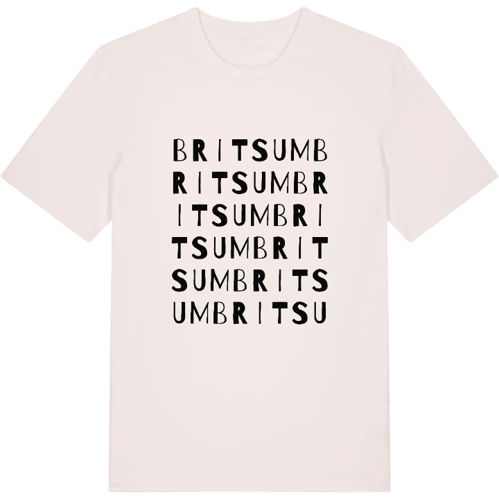 Britsum ordlek t-shirt – t-shirt från PinShirt