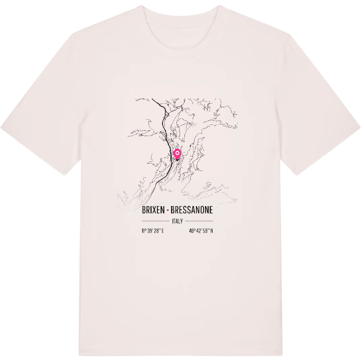 Brixen - Bressanone karta t-shirt – t-shirt från PinShirt