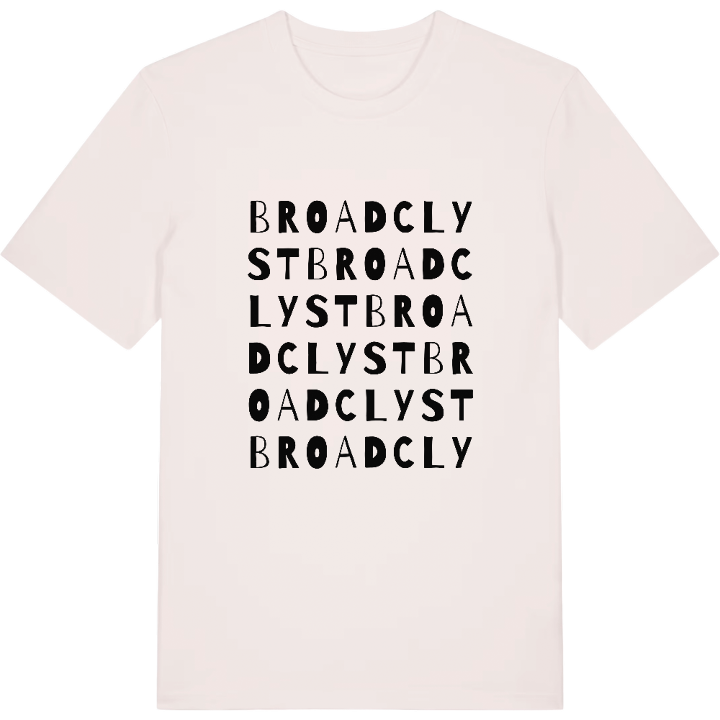 Broadclyst ordlek t-shirt – t-shirt från PinShirt