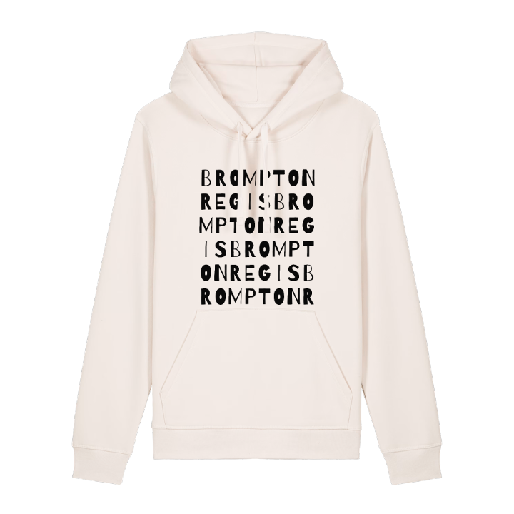 Brompton Regis ordlek hoodie – hoodie från PinShirt