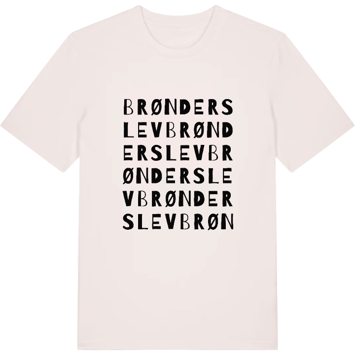 Brønderslev ordlek t-shirt – t-shirt från PinShirt
