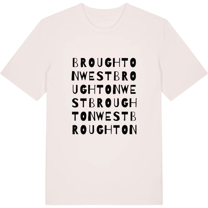 Broughton West ordlek t-shirt – t-shirt från PinShirt