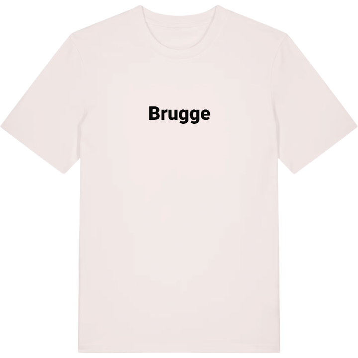 Brugge fetstil t-shirt – t-shirt från PinShirt