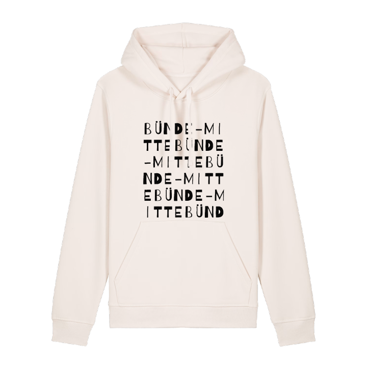Bünde-Mitte ordlek hoodie – hoodie från PinShirt
