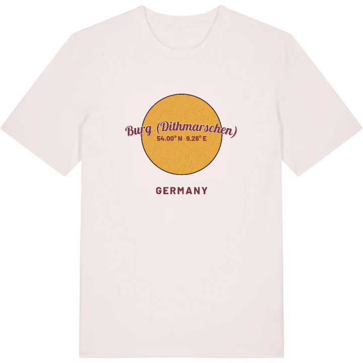 Burg (Dithmarschen) cirkel t-shirt – t-shirt från PinShirt