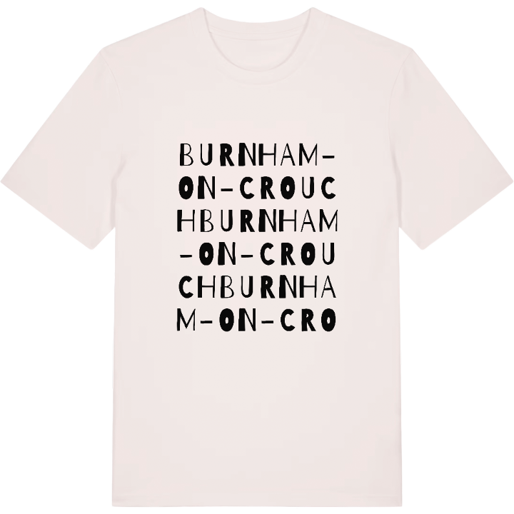 Burnham-on-Crouch ordlek t-shirt – t-shirt från PinShirt