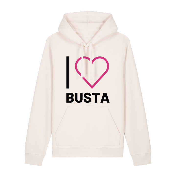 Jag älskar Busta hoodie stort tryck – hoodie från PinShirt