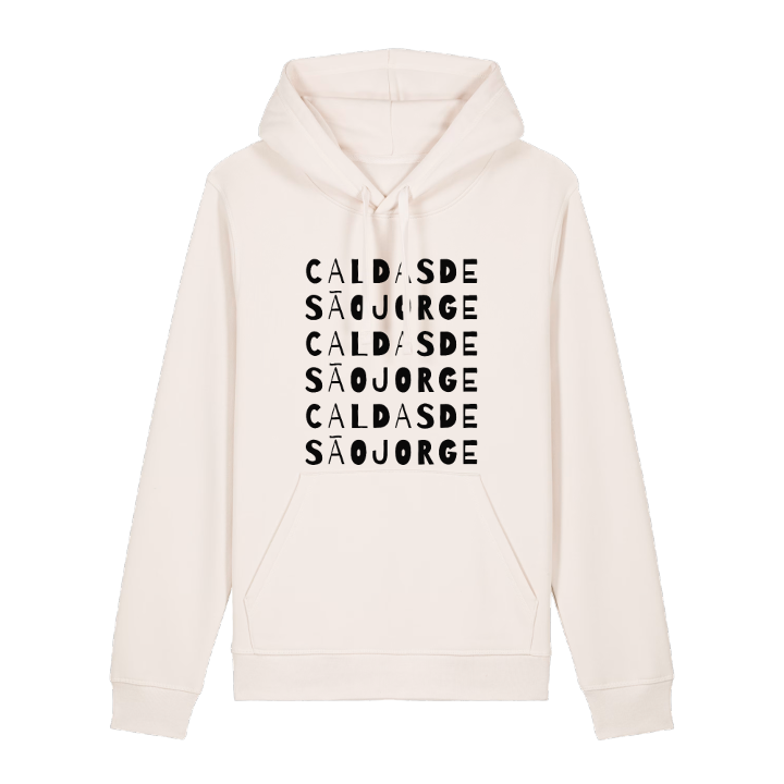 Caldas de São Jorge ordlek hoodie – hoodie från PinShirt