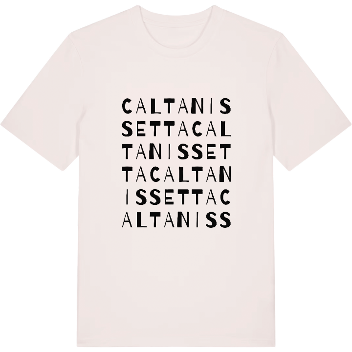 Caltanissetta ordlek t-shirt – t-shirt från PinShirt