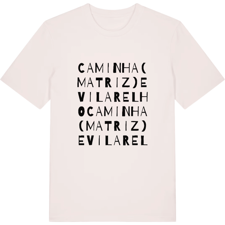 Caminha (Matriz) e Vilarelho ordlek t-shirt – t-shirt från PinShirt