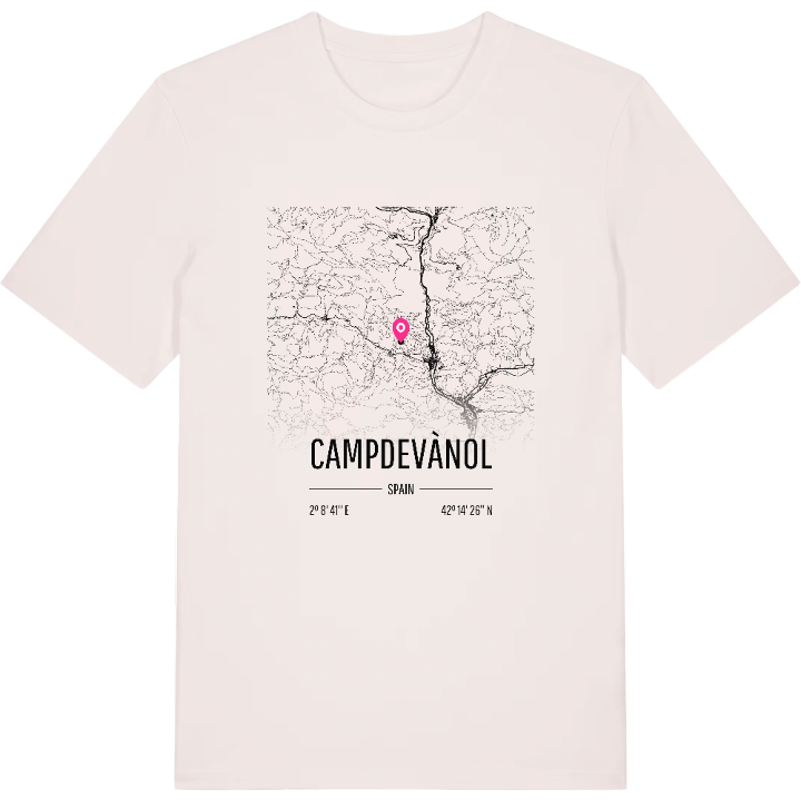 Campdevànol karta t-shirt – t-shirt från PinShirt