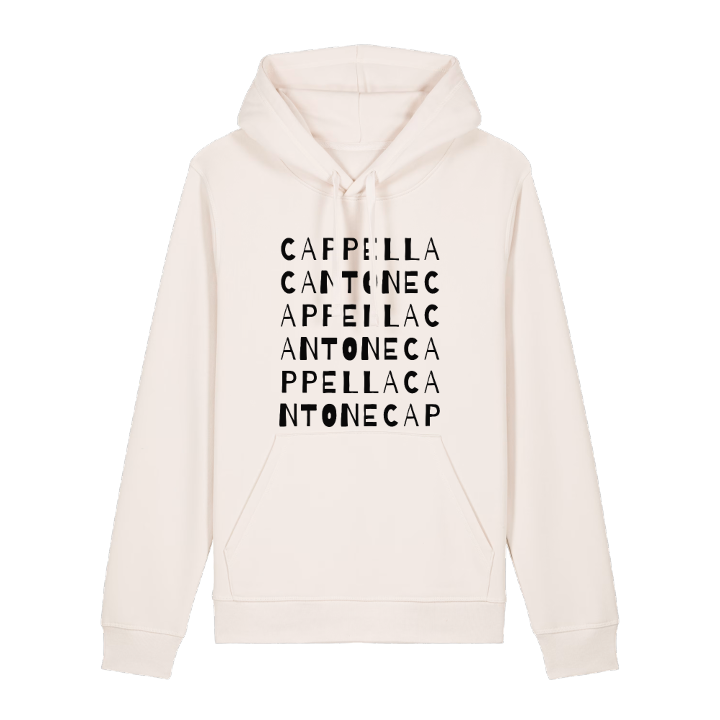 Cappella Cantone ordlek hoodie – hoodie från PinShirt