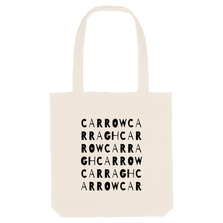 Carrowcarragh ordlek tygkasse – tygkasse från PinShirt