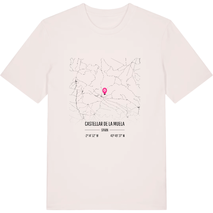 Castellar de la Muela karta t-shirt – t-shirt från PinShirt