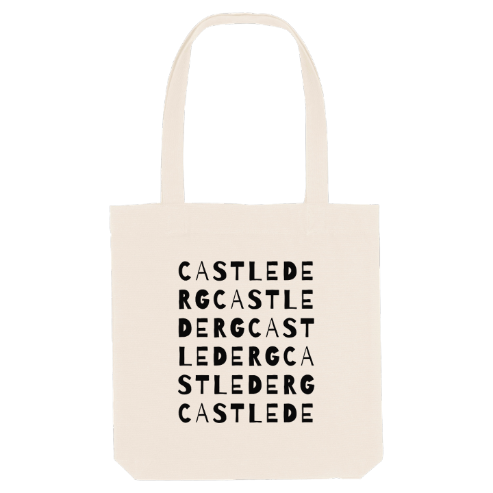Castlederg ordlek tygkasse – tygkasse från PinShirt